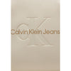 Calvin Klein Jeans Beige Synthetic Leather Handbag