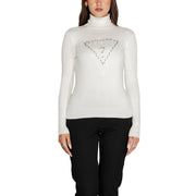 Guess White Viscose Sweater - ACCEXO
