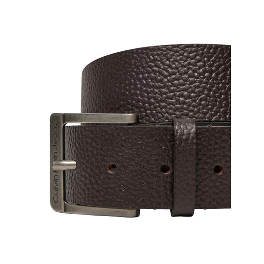 Calvin Klein Jeans Brown Leather Belt