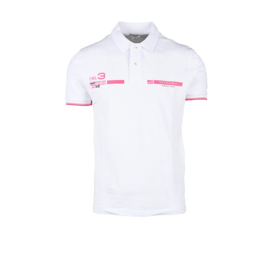 U.S. POLO ASSN. White Cotton Polo Shirt