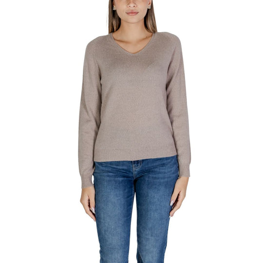 Sandro Ferrone Gray Merino Tops & T-Shirt