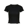 Only Black Polyester Tops & T-Shirt