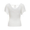 Only White Polyamide Tops & T-Shirt