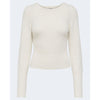 Only Cream Nylon Sweater