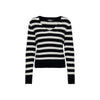 Only Black And White Polyester Sweater