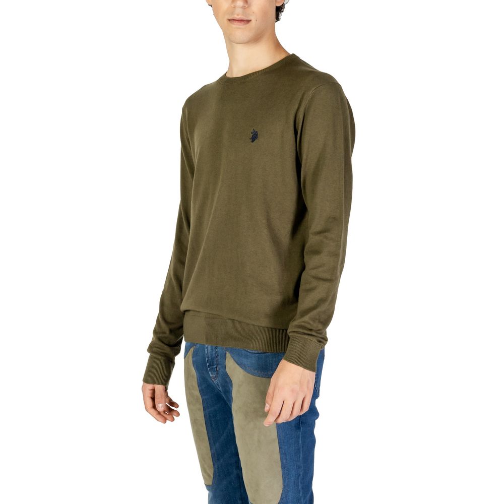 U.S. POLO ASSN. Green Cotton Sweater