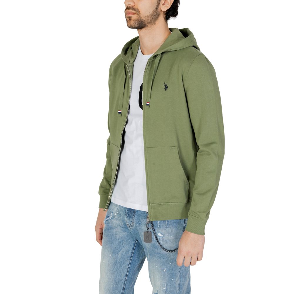 U.S. POLO ASSN. Green Cotton Sweater