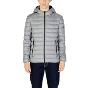Gianni Lupo Gray Polyamide Jackets & Coat