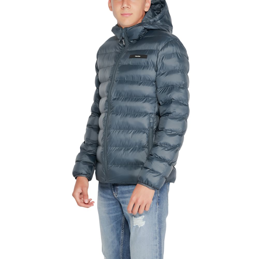 Calvin Klein Black Recycled Polyester Jacket - ACCEXO