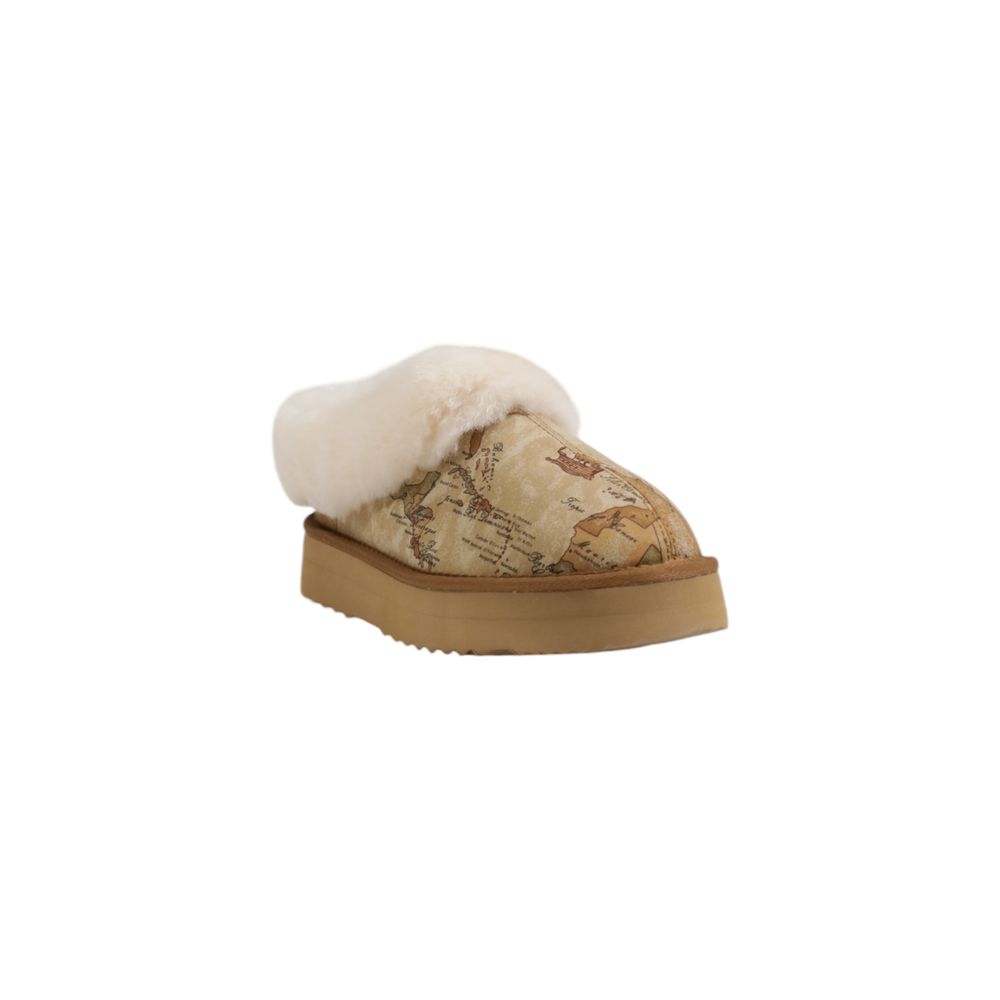 Alviero Martini Prima Classe Beige Fabric Boot - ACCEXO