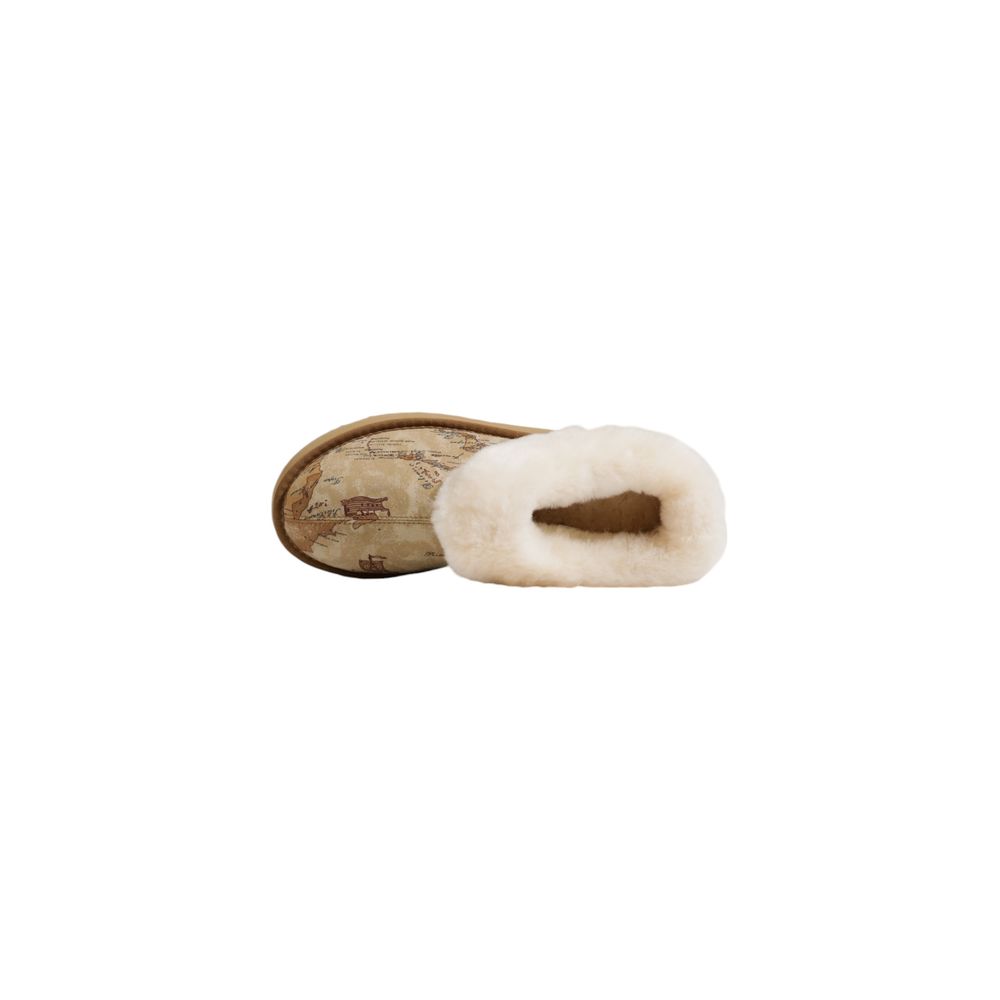 Alviero Martini Prima Classe Beige Fabric Boot - ACCEXO