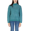 Jacqueline De Yong Turquoise Polyester Sweater