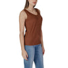 B.Young Brown Cotton Tops & T-Shirt