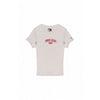 Tommy Hilfiger Jeans White Cotton Tops & T-Shirt