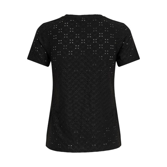 Jacqueline De Yong Black Polyester Tops & T-Shirt