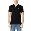 Tommy Hilfiger Jeans Black Cotton Polo Shirt