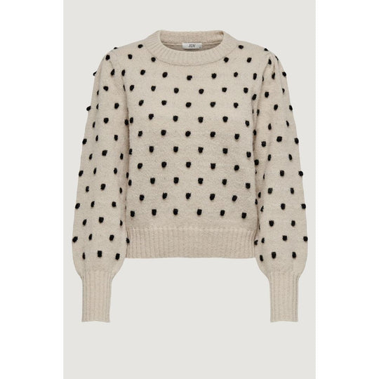 Jacqueline De Yong Beige Polyester Sweater