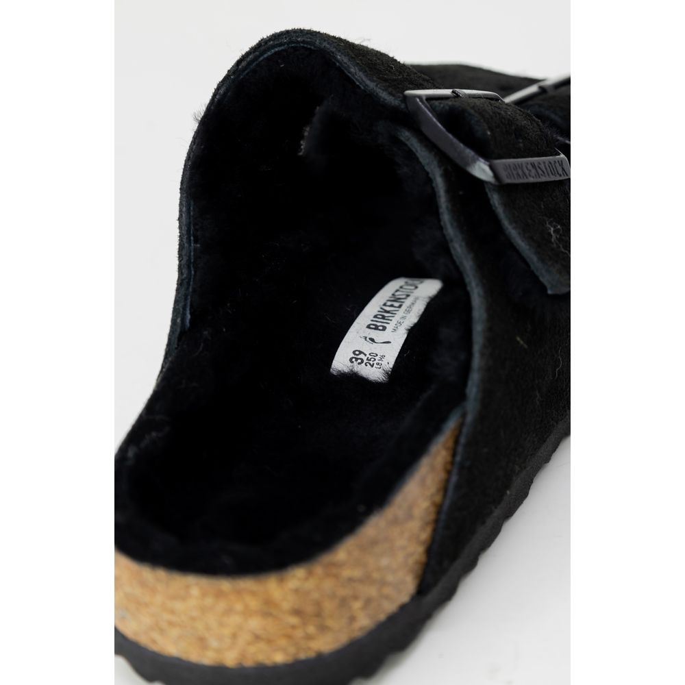 Birkenstock Black Suede Leather Sandal - ACCEXO