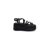 Tommy Hilfiger Jeans Black Leather Sandal