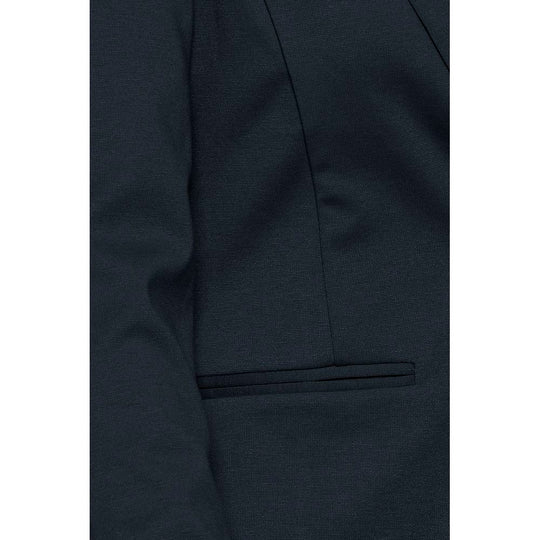 ICHI Blue Polyester Suits & Blazer