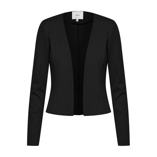 ICHI Black Polyester Suits & Blazer