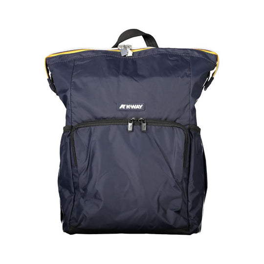 K-WAY Blue Polyamide Men Backpack