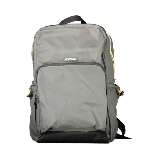 K-WAY Green Polyamide Men Backpack