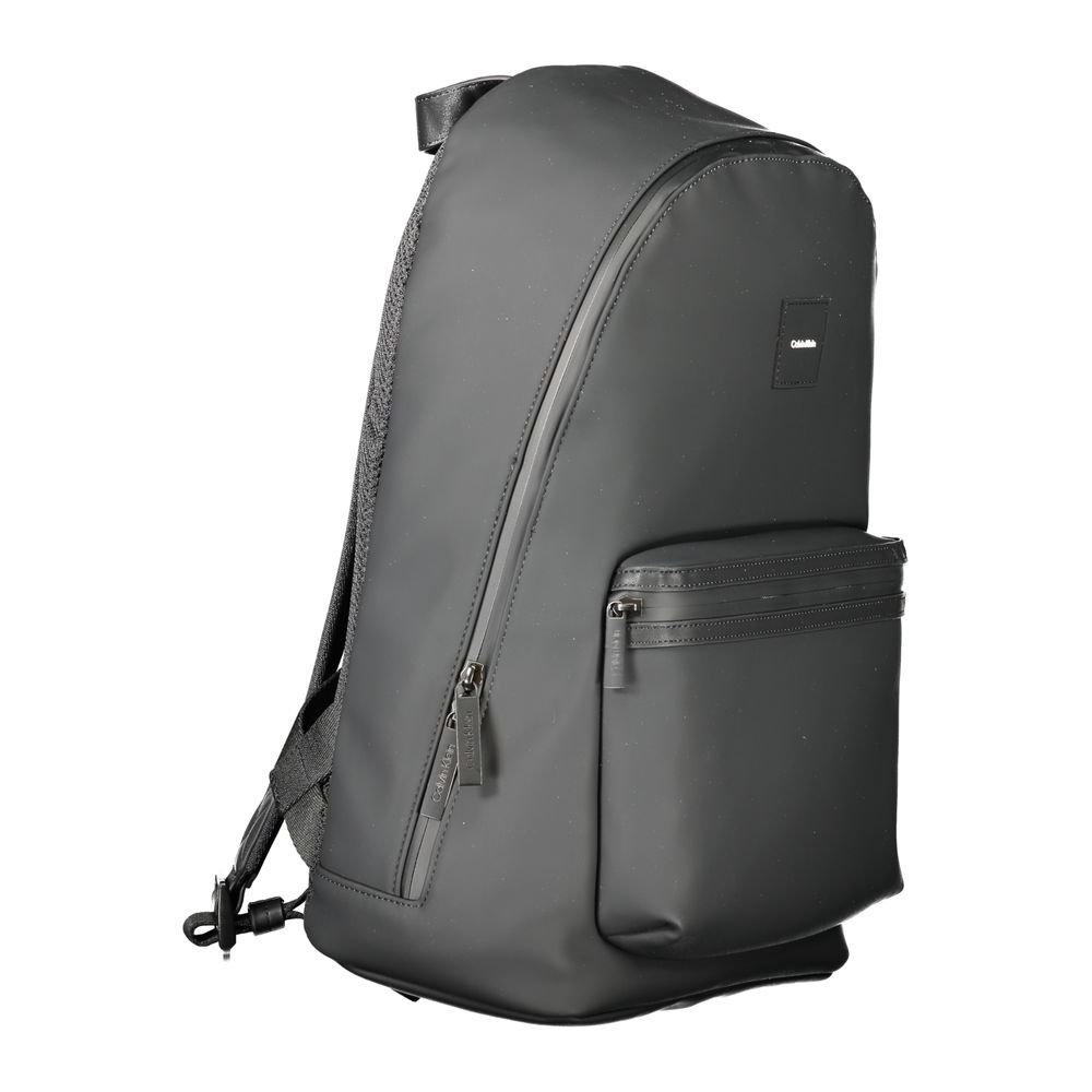 Calvin Klein Black Polyester Men Backpack