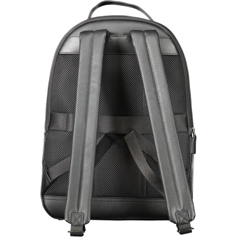 Tommy Hilfiger "Black Polyethylene Men Backpack"