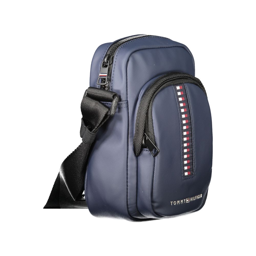 Tommy Hilfiger Blue Polyester Men Shoulder Bag