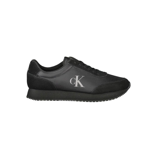 Calvin Klein Black Polyester Sneaker