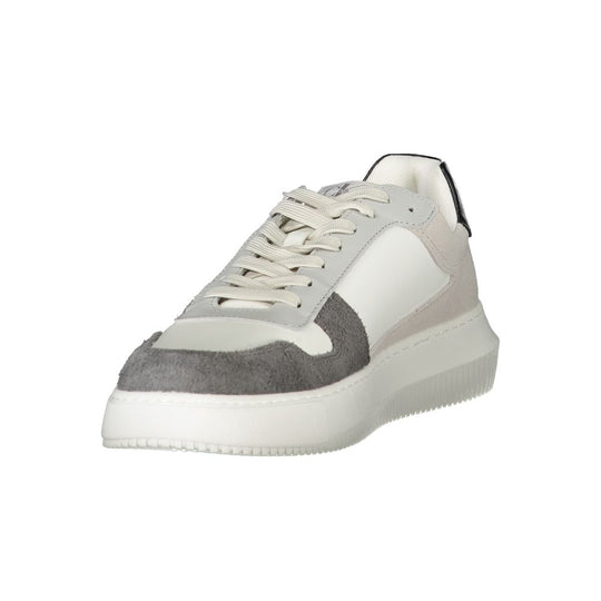 Calvin Klein White Polyethylene Men Sneaker