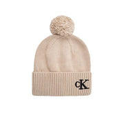 Calvin Klein Beige Cotton Hat - ACCEXO
