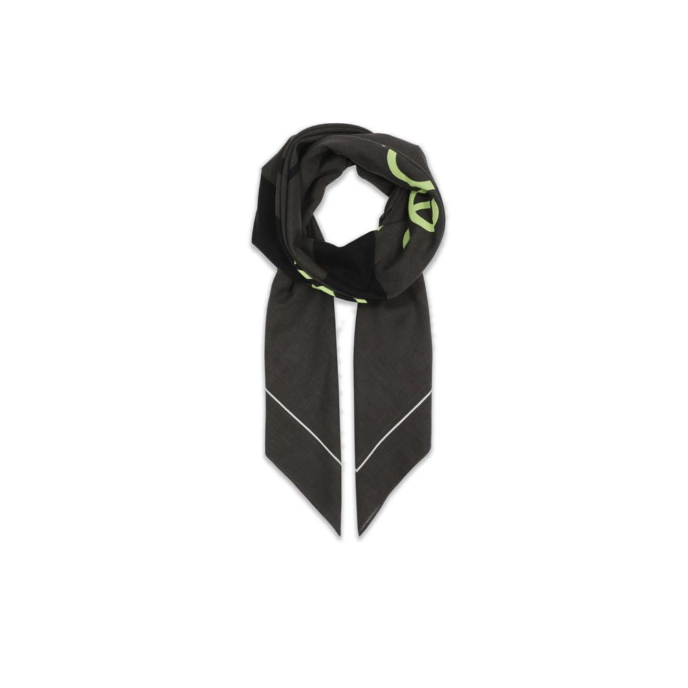 Calvin Klein Black Organic Cotton Scarf - ACCEXO