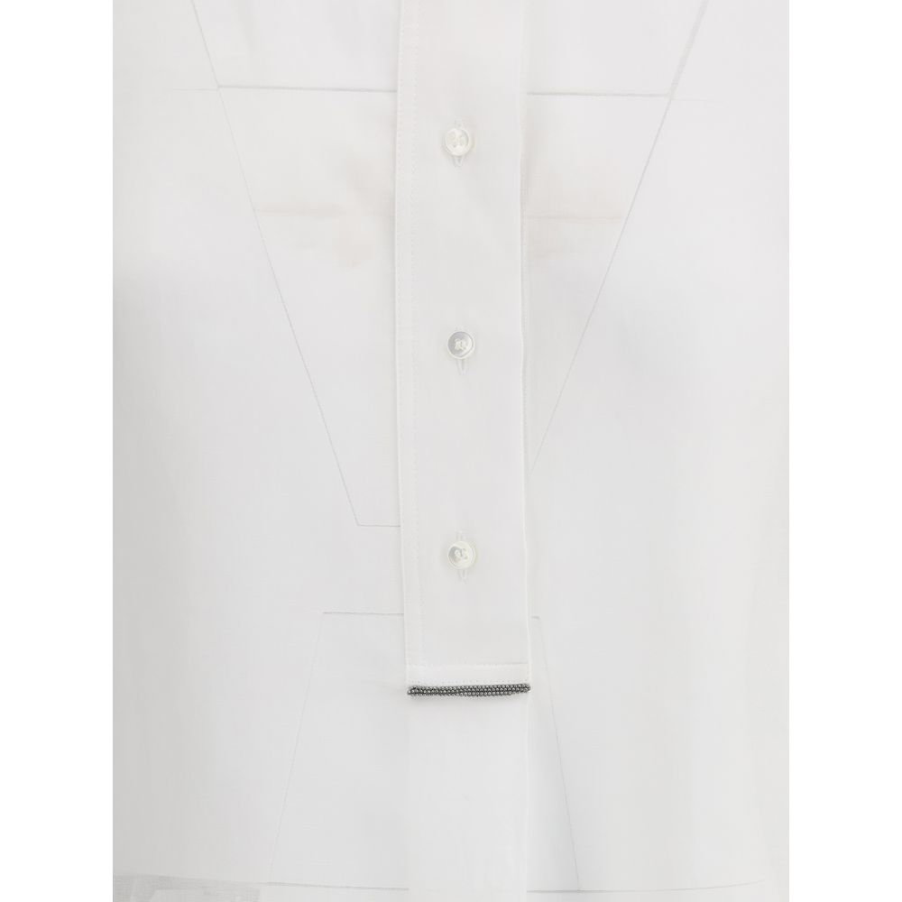 Brunello Cucinelli semi-transparent Shirt - ACCEXO