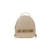 Love Moschino Gold Polyethylene Backpack