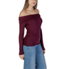 Jacqueline De Yong Bordeaux Viscose Tops & T-Shirt