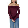 Jacqueline De Yong Bordeaux Viscose Tops & T-Shirt