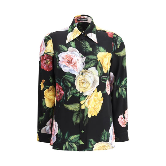 Dolce & Gabbana Rose and peony print Shirt