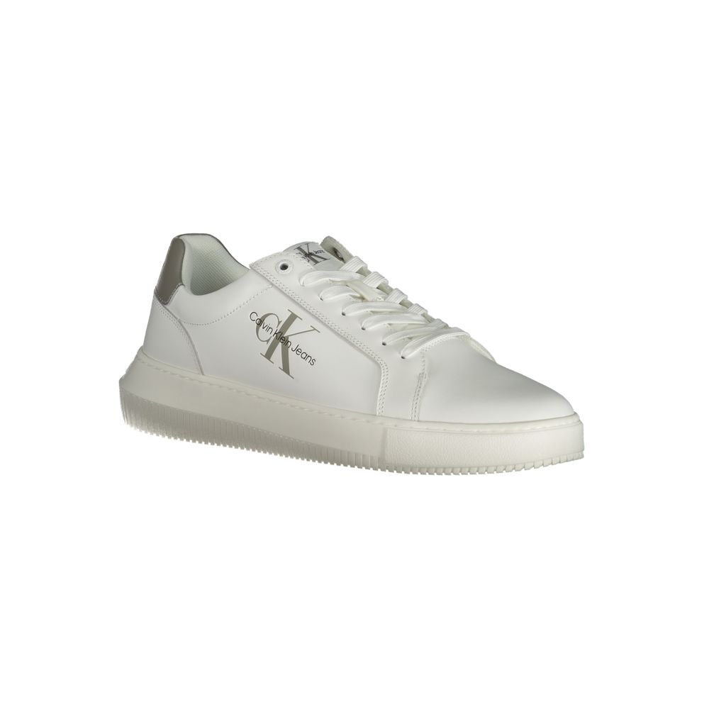 Calvin Klein White Leather Men Sneaker