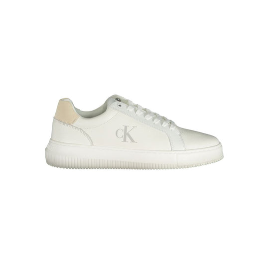 Calvin Klein White Polyethylene Men Sneaker