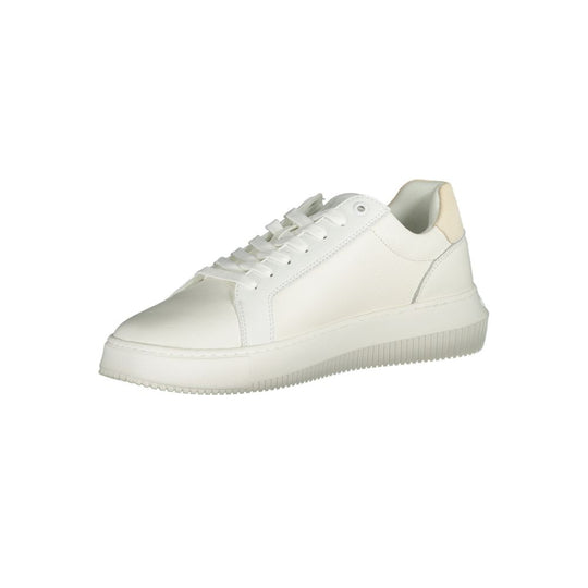 Calvin Klein White Polyethylene Men Sneaker