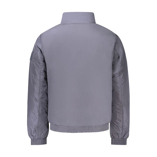 Calvin Klein Blue Polyamide Men Jacket