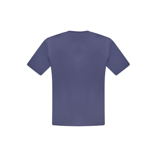 North Sails Blue Cotton Men T-Shirt