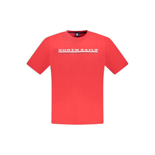 North Sails Red Cotton Men TShirt