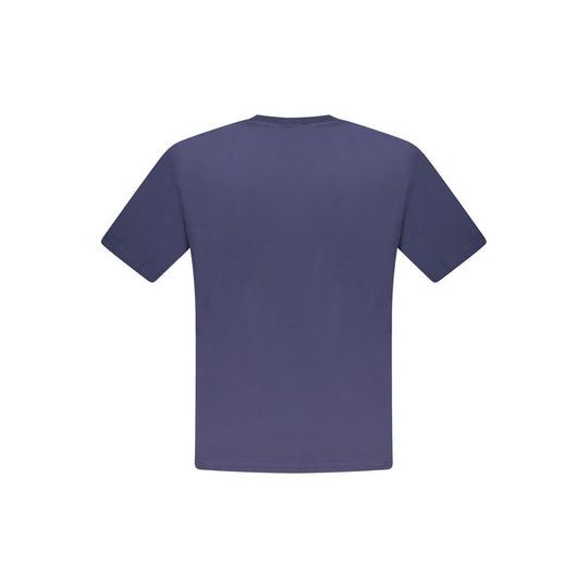 North Sails Blue Cotton Men T-Shirt