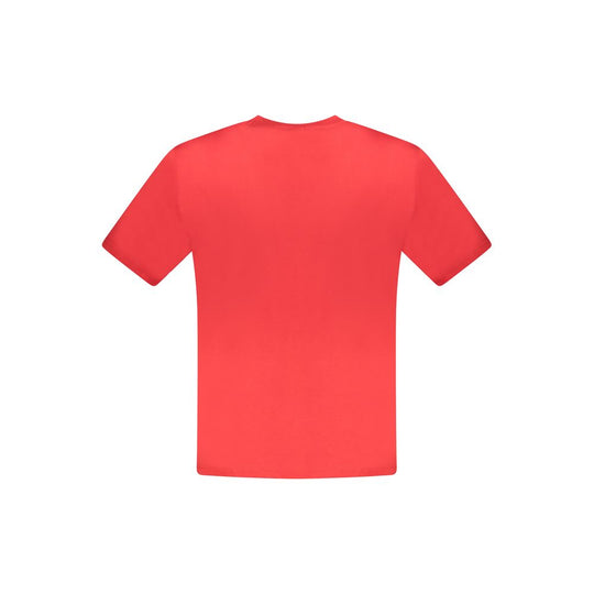 North Sails Red Cotton Men T-Shirt