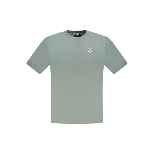 North Sails Green Cotton Men T-Shirt