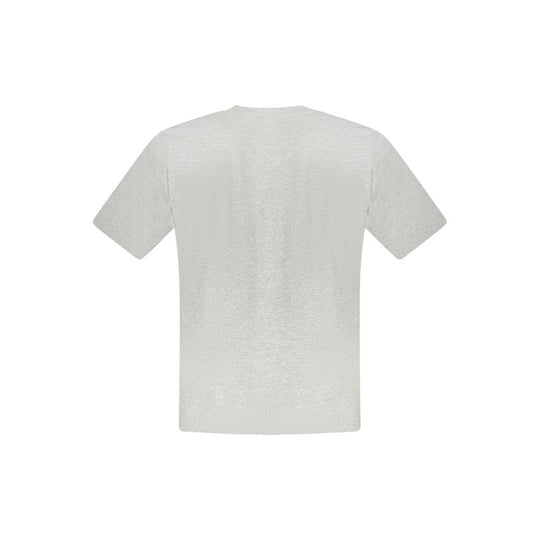 North Sails Gray Cotton Men T-Shirt