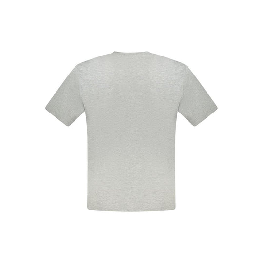 North Sails Gray Cotton Men T-Shirt